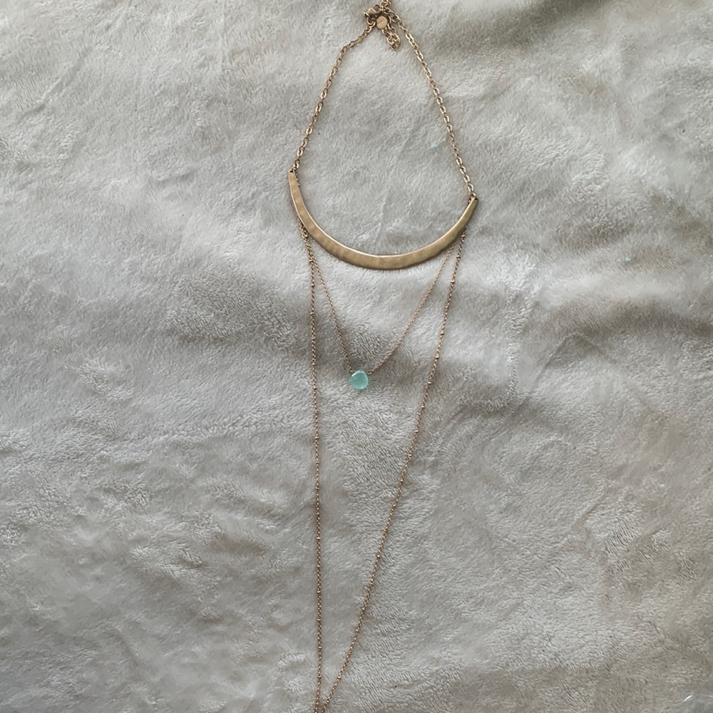 Gold Bella jack necklace